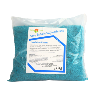 Sare de baie Sulfoiodurată - salina Praid- 2kg