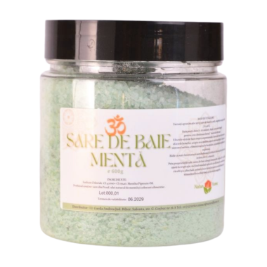 Sare de baie Mentă  600g