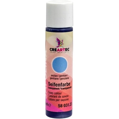 Pigment cosmetic lichid transparent, Albastru gențiană (gentian), 10 ml