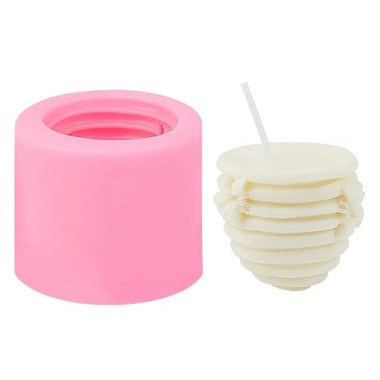 Formă din silicon pentru lumânări – Model Colon de Stup