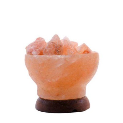 Lampa de sare Himalaya ”Bol cu jar” 2-3kg