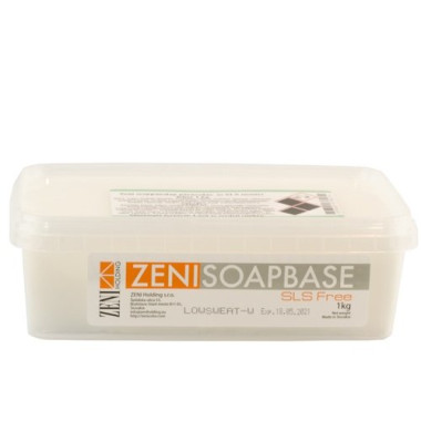 Bază de săpun Melt & Pour Zeni  (Lowsweat-W) - Alb 1000g