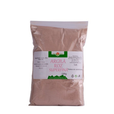 Argilă roz- Caolin - Illite 100 g