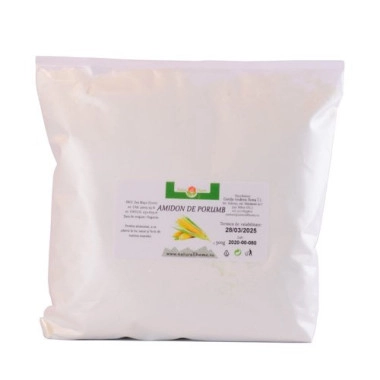 Amidon de porumb alimentar, ambalat la 500 g în pungă