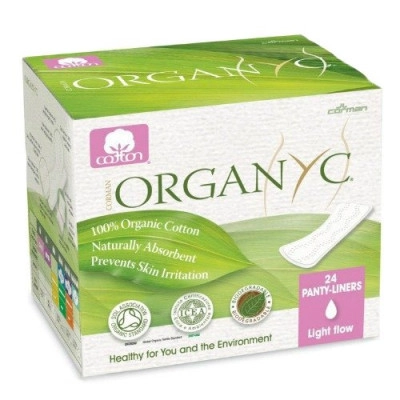 Bio Absorbante zilnice din bumbac organic, 24 buc- ambalate individual 