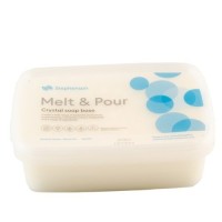 Baza de sapun Stephenson cu Unt de Shea - Alb - 1kg Baza de sapun Stephenson cu Unt de Shea - Alb - 1kg