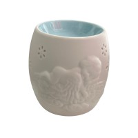 Candela aromaterapie cu inger asezat