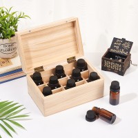 Cutie Aromaterapie din Lemn cu Închidere Magnetică