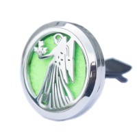 Difuzor portabil din inox pentru masina - Angel- CADOU Ulei esential de portocale 10ml