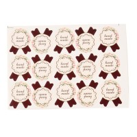Etichete autocolante "Handmade" Set de 10 coli/set