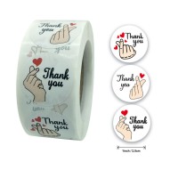 Etichete autocolante ”Thank you” 500 etichete/rola