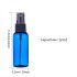 Flacon plastic 50ml, albastru, cu atomizor [5]