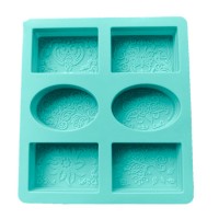 Forma de silicon Elegant - 6 cavitati  dif. modele