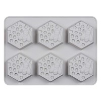 Forma de silicon fagure de miere - 6 cavitati