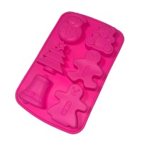 Forma de silicon - turta dulce - 6 cavitati