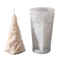 Forma de silicon 3D - Brad de Craciun - 7.4x13.3cm
