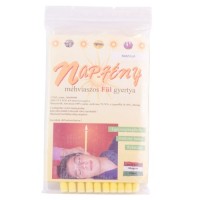 Lumanari terapeutice pentru URECHE cu ceara naturala de albine 10 bucaţi -Napfény-