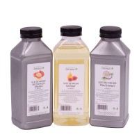 Pachet uleiuri: Cocos fractionat, Argan dezodorizat, Ricin rafinat - 500ml
