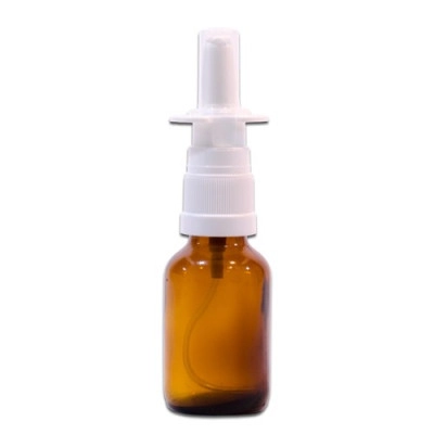 Sticluță Brună 30ml cu pulverizator nazal