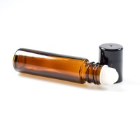 Sticluta Bruna cu Roll-on plastic de 10ml 