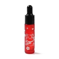 Sticluta rosie cu pipeta de 10 ml ”Lucky Cat” Sticluta rosie cu pipeta de 10 ml ”Lucky Cat”