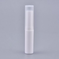 Tub Gol pentru Ruj, Gloss sau Balsam de Buze – 4 ml, Cu Capac, Alb, 8.3 x 1.5cm