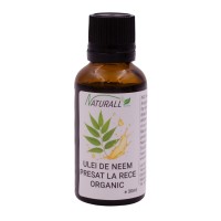 Ulei de neem presat la rece, organic 30ml 
