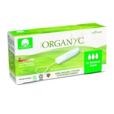 Bio Tampoane SUPER din bumbac organic - 16 buc